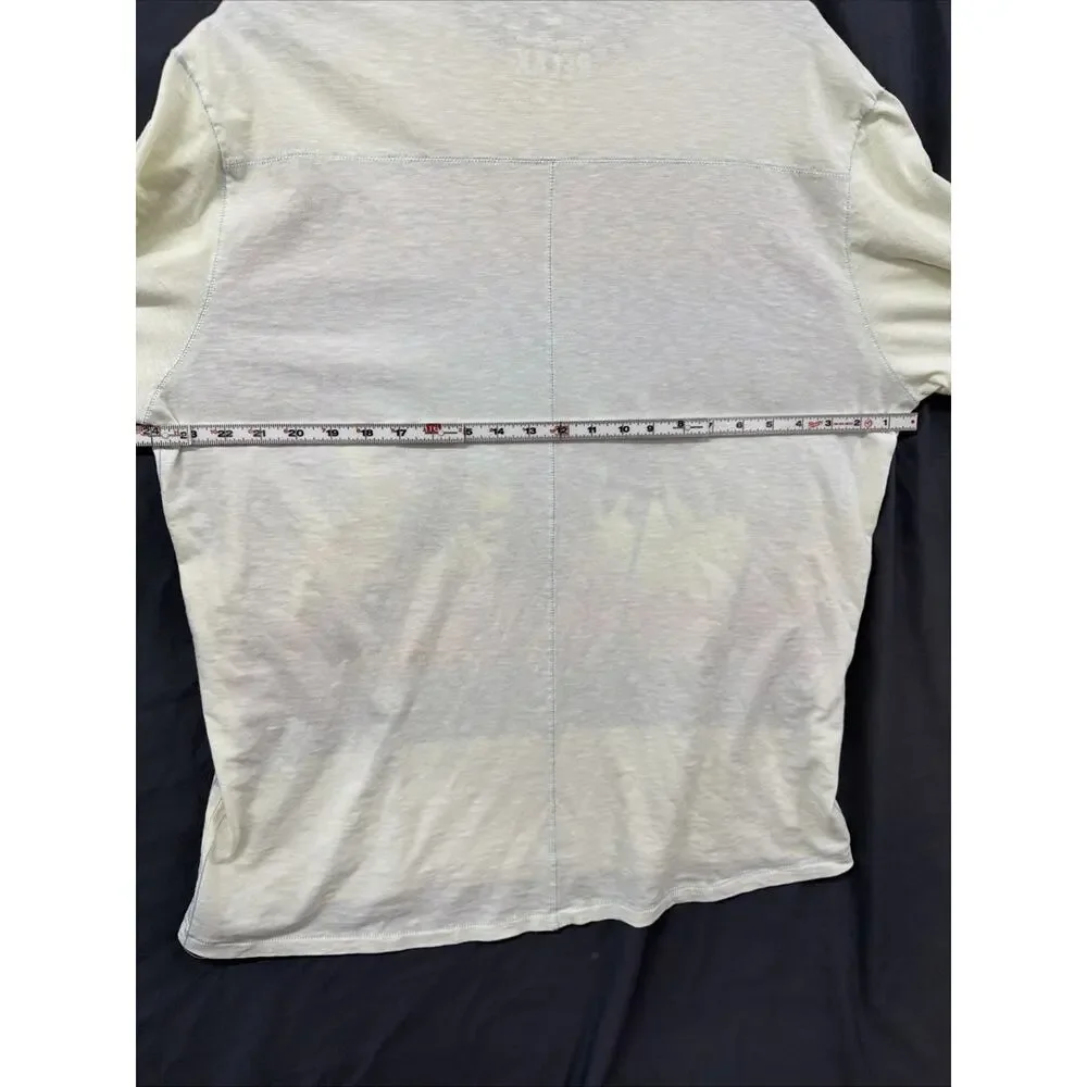 Tommy Bahama Relax Shirt Mens XL White Long Sleeve Palm Tree Graphic Tee